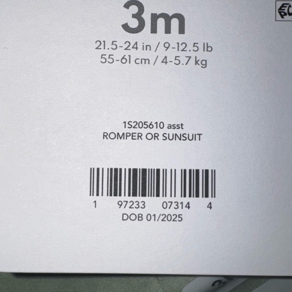 Carter's Olive Dinosaur Print Baby Romper - Picture 5 of 7